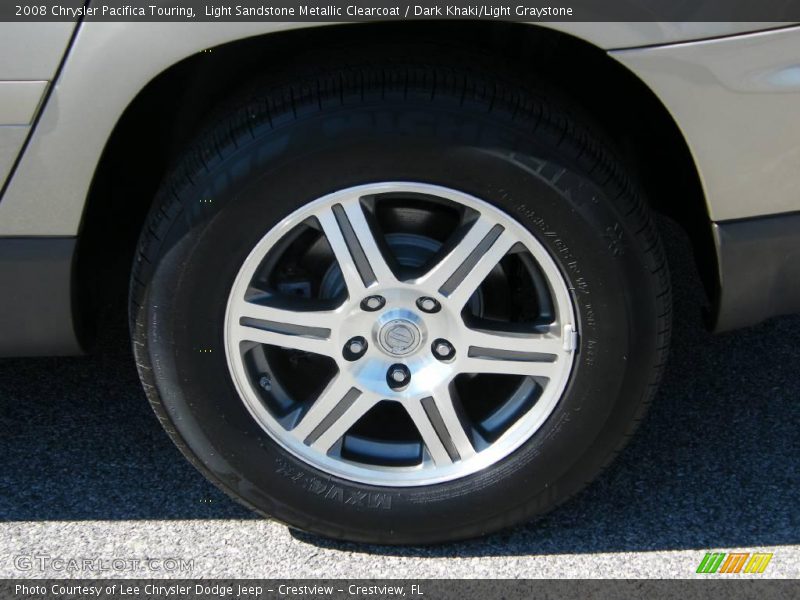 Light Sandstone Metallic Clearcoat / Dark Khaki/Light Graystone 2008 Chrysler Pacifica Touring