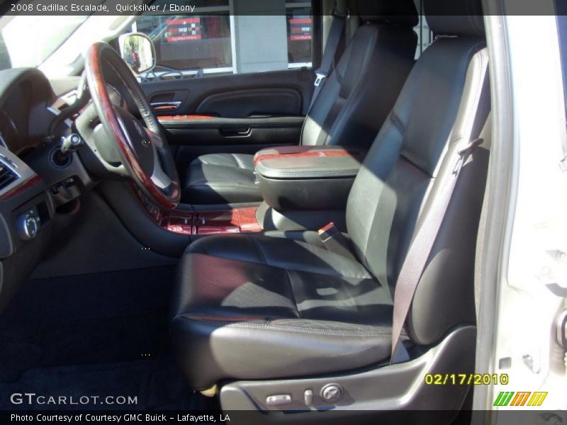 Quicksilver / Ebony 2008 Cadillac Escalade