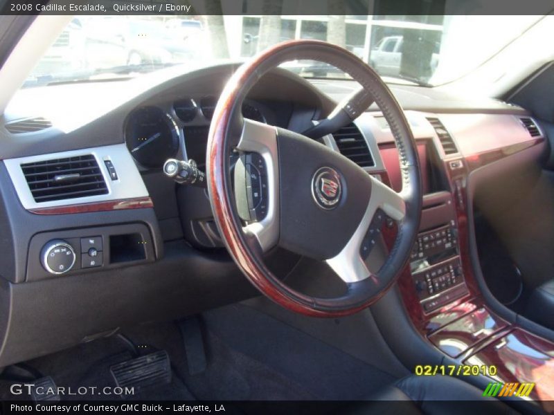 Quicksilver / Ebony 2008 Cadillac Escalade