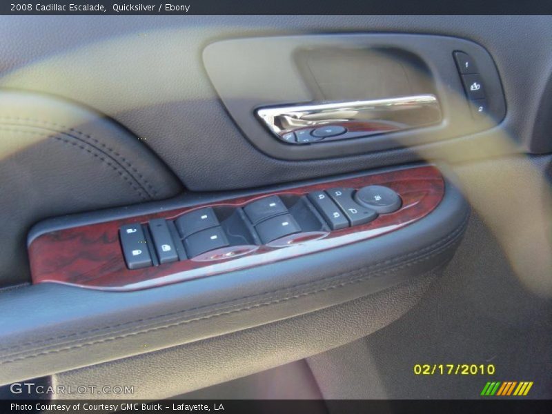 Quicksilver / Ebony 2008 Cadillac Escalade