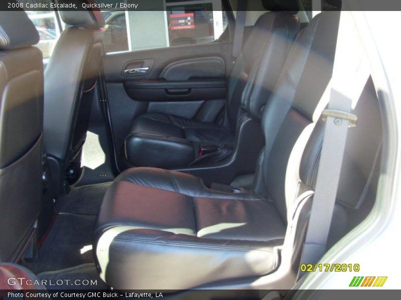 Quicksilver / Ebony 2008 Cadillac Escalade