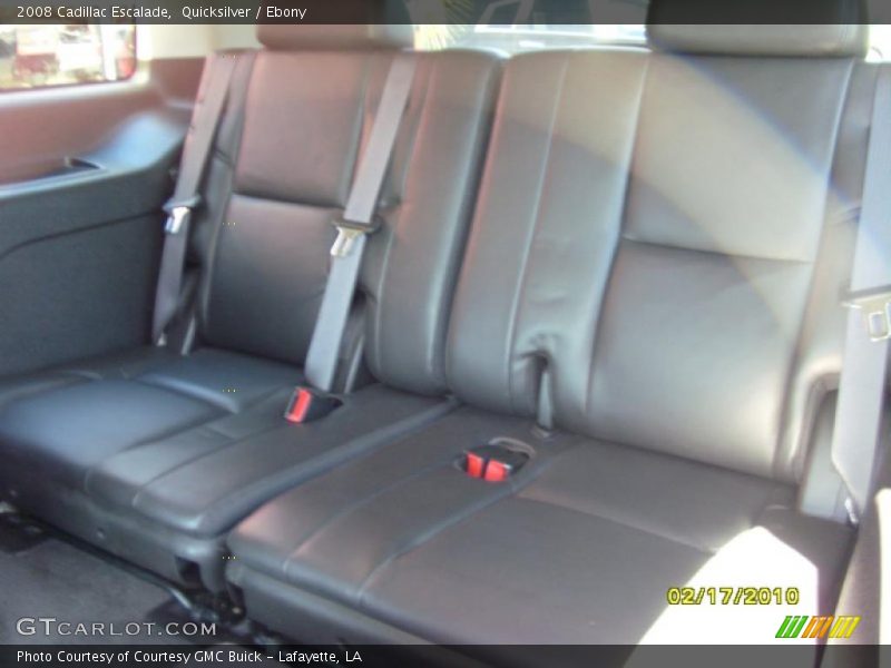 Quicksilver / Ebony 2008 Cadillac Escalade