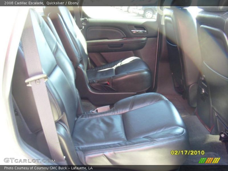 Quicksilver / Ebony 2008 Cadillac Escalade