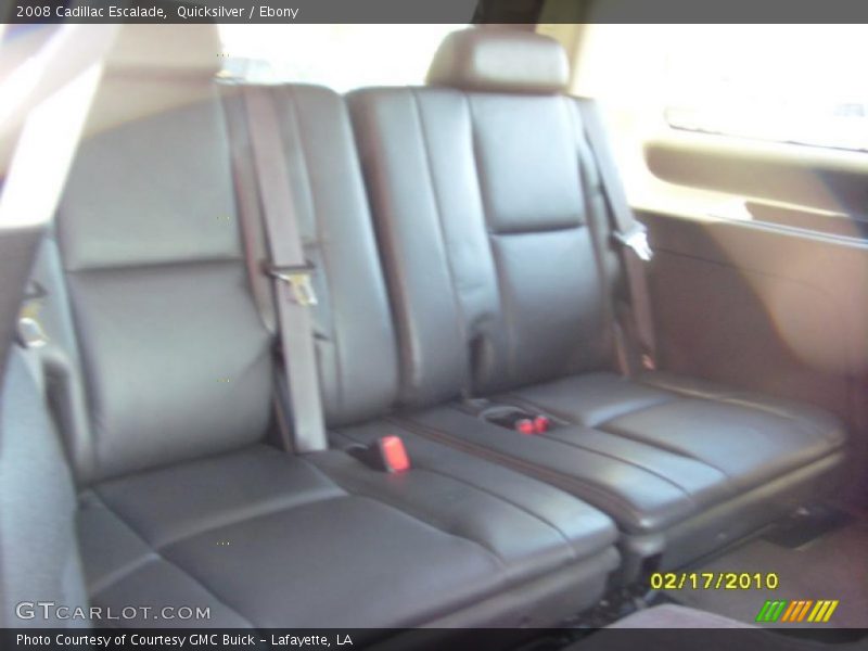 Quicksilver / Ebony 2008 Cadillac Escalade