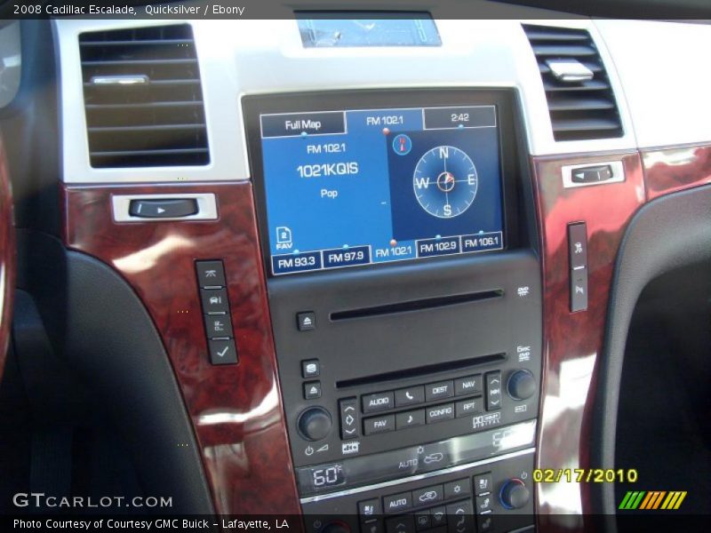 Quicksilver / Ebony 2008 Cadillac Escalade
