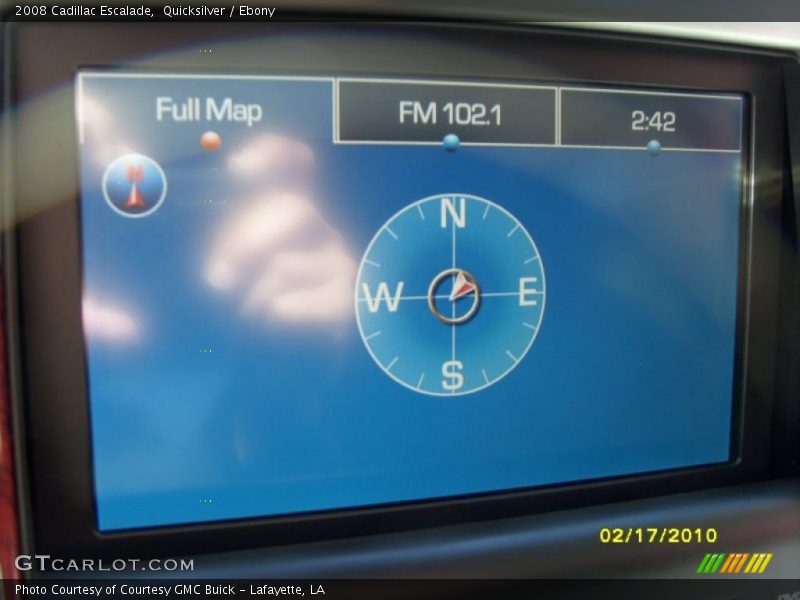 Quicksilver / Ebony 2008 Cadillac Escalade
