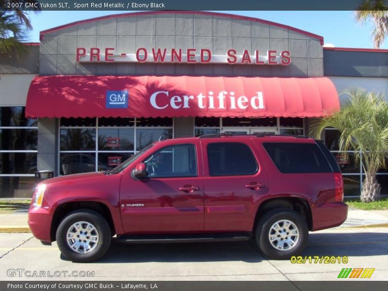 Sport Red Metallic / Ebony Black 2007 GMC Yukon SLT