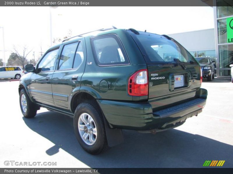 Garden Green Mica / Beige 2000 Isuzu Rodeo LS