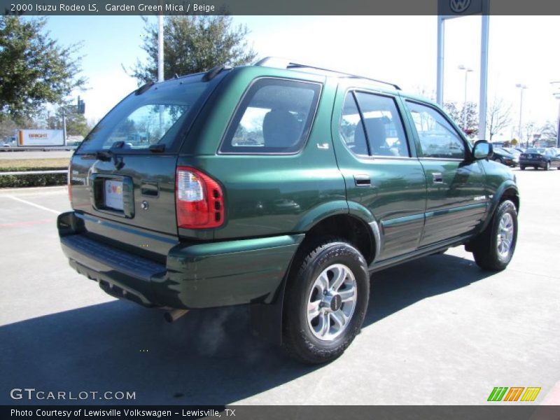 Garden Green Mica / Beige 2000 Isuzu Rodeo LS