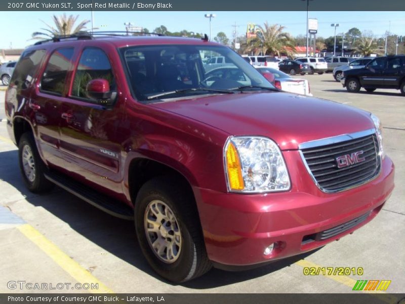 Sport Red Metallic / Ebony Black 2007 GMC Yukon SLT