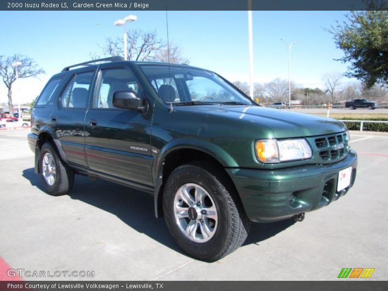 Garden Green Mica / Beige 2000 Isuzu Rodeo LS