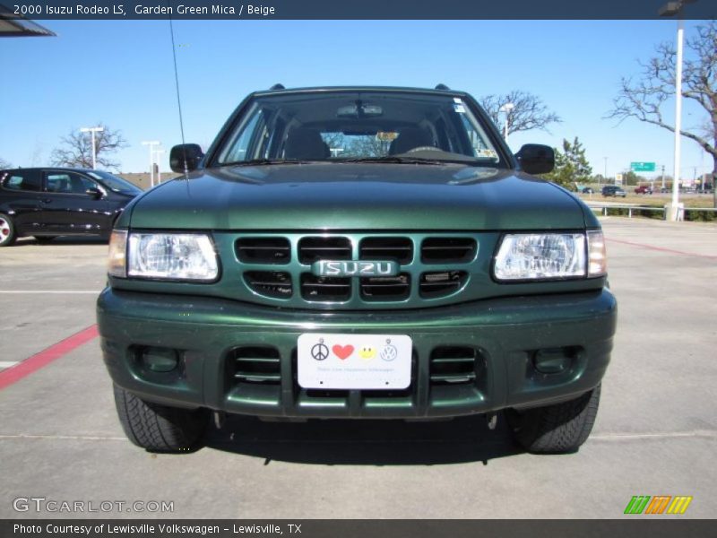 Garden Green Mica / Beige 2000 Isuzu Rodeo LS