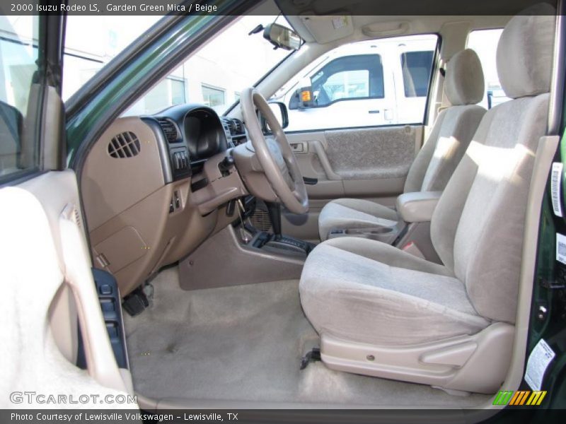 Garden Green Mica / Beige 2000 Isuzu Rodeo LS