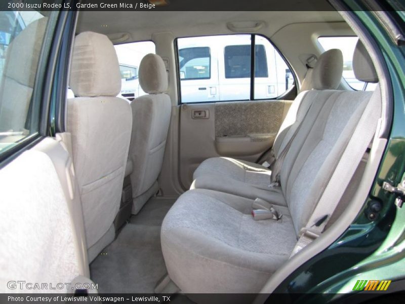 Garden Green Mica / Beige 2000 Isuzu Rodeo LS