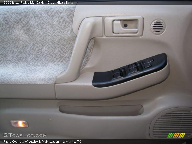 Garden Green Mica / Beige 2000 Isuzu Rodeo LS