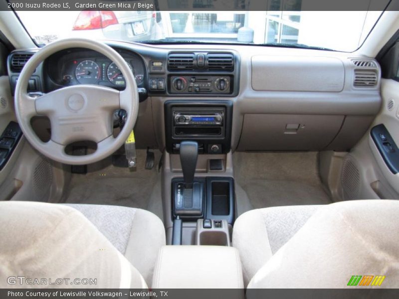 Garden Green Mica / Beige 2000 Isuzu Rodeo LS