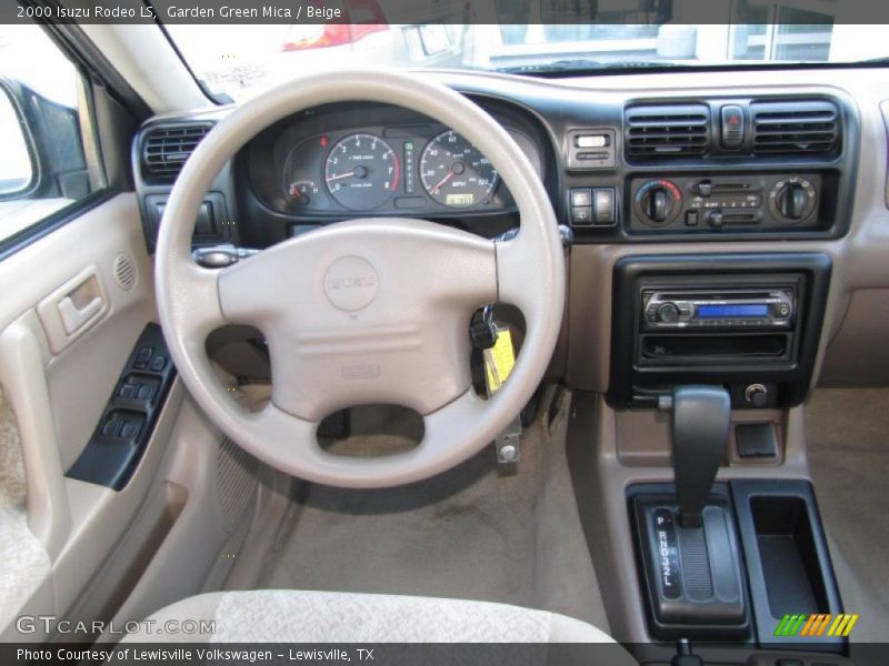 Garden Green Mica / Beige 2000 Isuzu Rodeo LS