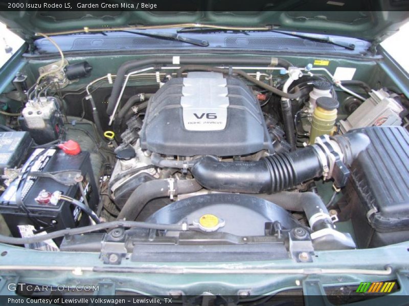 Garden Green Mica / Beige 2000 Isuzu Rodeo LS