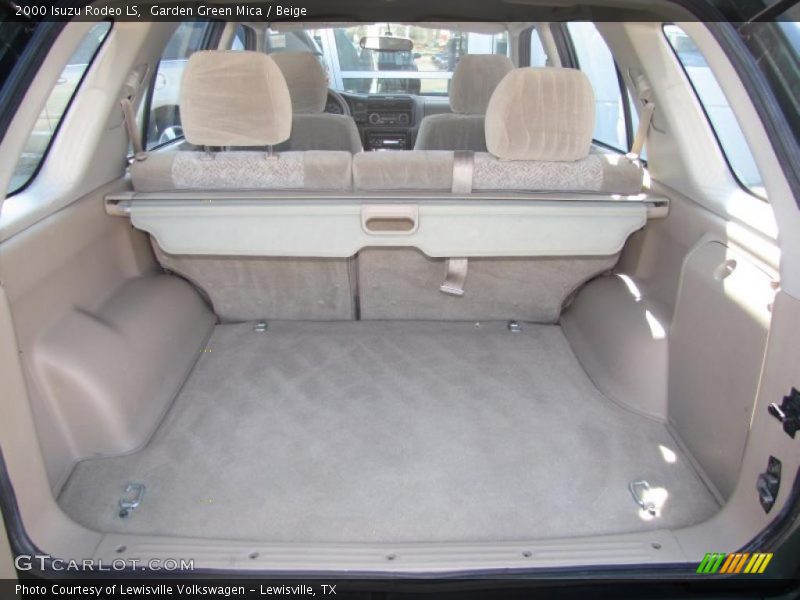 Garden Green Mica / Beige 2000 Isuzu Rodeo LS