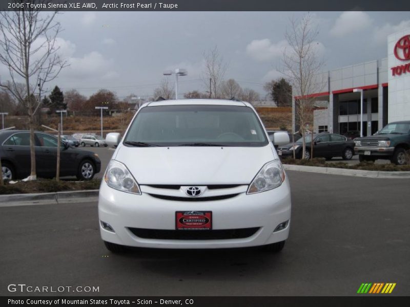 Arctic Frost Pearl / Taupe 2006 Toyota Sienna XLE AWD