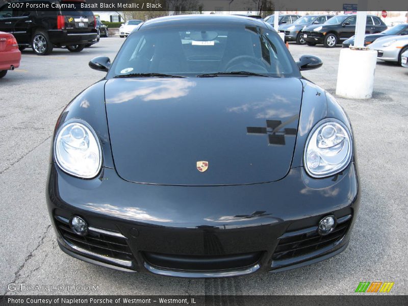 Basalt Black Metallic / Black 2007 Porsche Cayman
