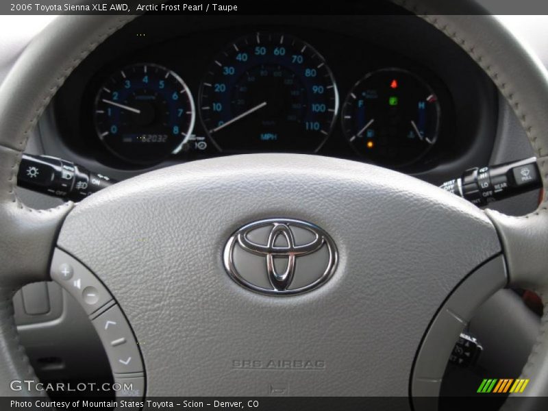 Arctic Frost Pearl / Taupe 2006 Toyota Sienna XLE AWD