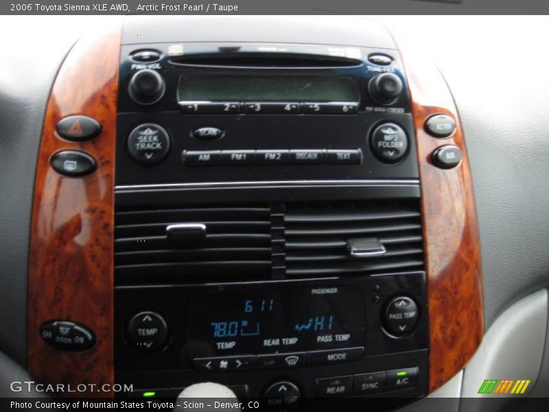 Arctic Frost Pearl / Taupe 2006 Toyota Sienna XLE AWD