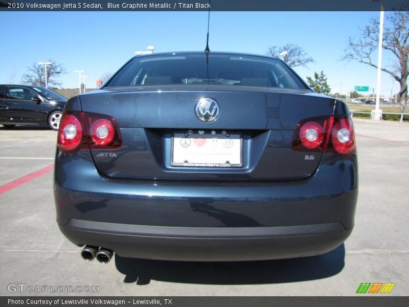 Blue Graphite Metallic / Titan Black 2010 Volkswagen Jetta S Sedan