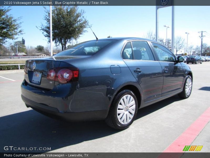 Blue Graphite Metallic / Titan Black 2010 Volkswagen Jetta S Sedan