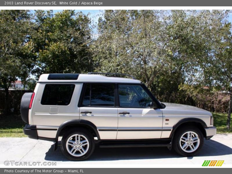 White Gold / Alpaca Beige 2003 Land Rover Discovery SE