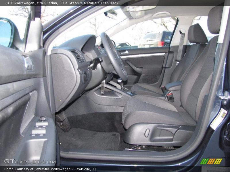 Blue Graphite Metallic / Titan Black 2010 Volkswagen Jetta S Sedan