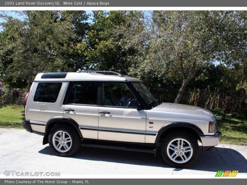 White Gold / Alpaca Beige 2003 Land Rover Discovery SE