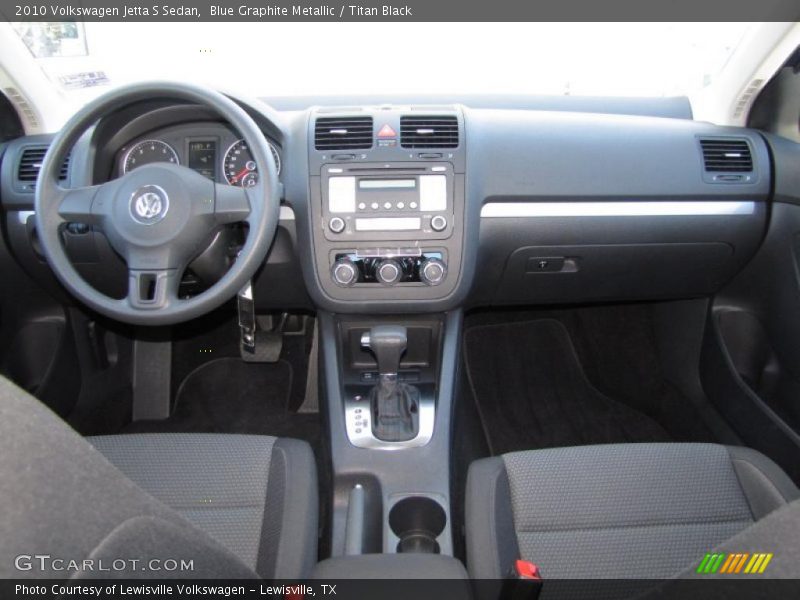Blue Graphite Metallic / Titan Black 2010 Volkswagen Jetta S Sedan