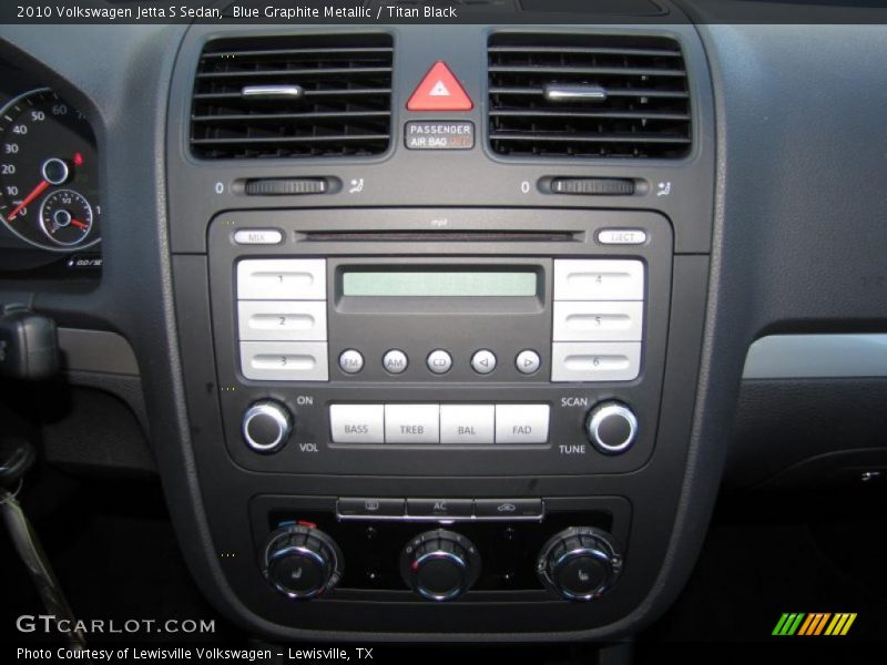 Blue Graphite Metallic / Titan Black 2010 Volkswagen Jetta S Sedan