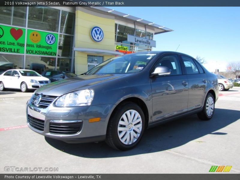 Platinum Grey Metallic / Titan Black 2010 Volkswagen Jetta S Sedan