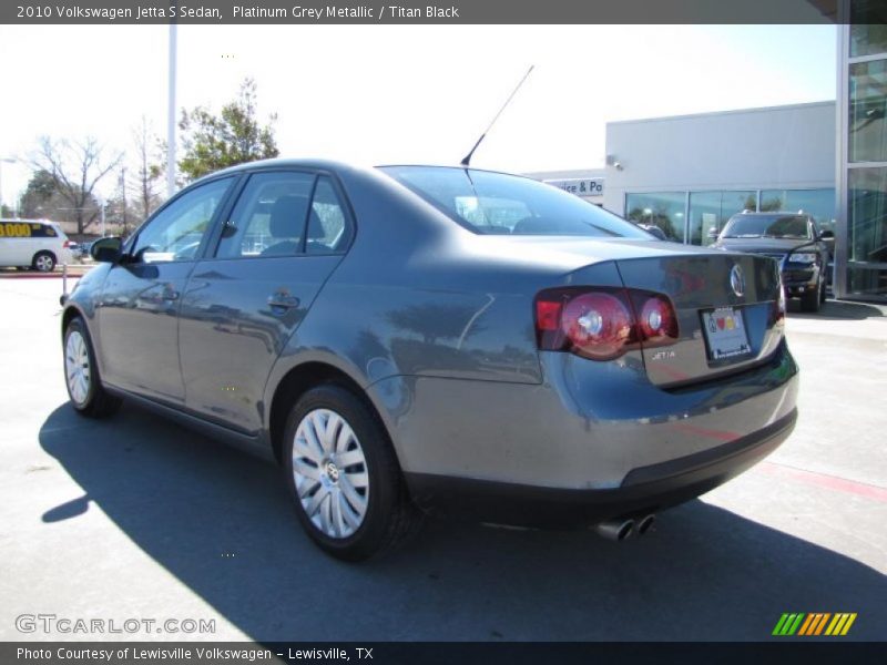 Platinum Grey Metallic / Titan Black 2010 Volkswagen Jetta S Sedan
