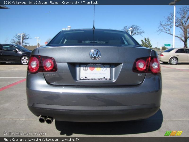 Platinum Grey Metallic / Titan Black 2010 Volkswagen Jetta S Sedan