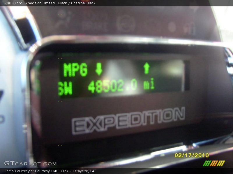 Black / Charcoal Black 2008 Ford Expedition Limited
