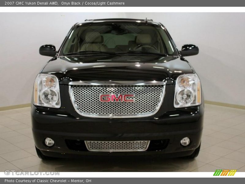 Onyx Black / Cocoa/Light Cashmere 2007 GMC Yukon Denali AWD