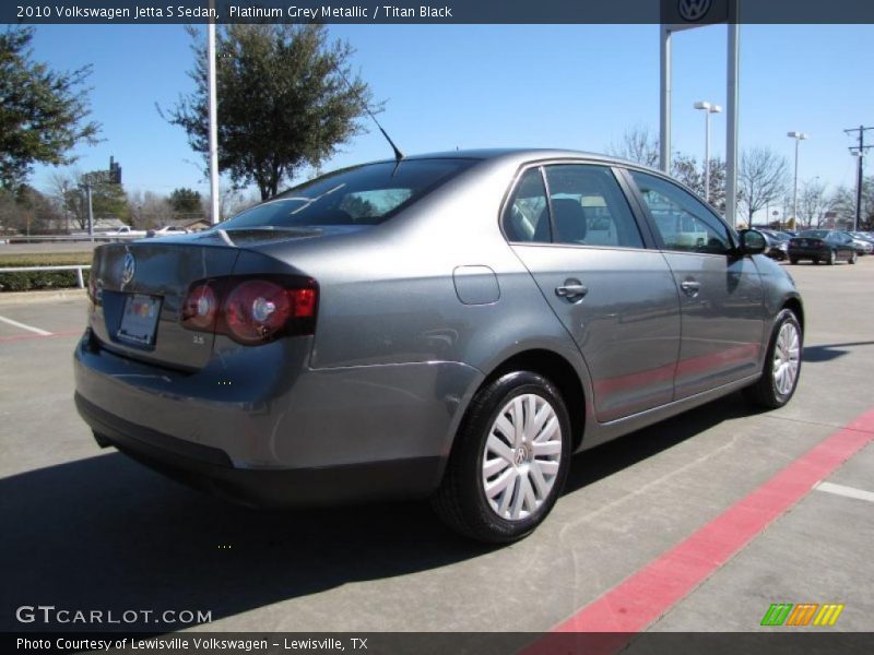 Platinum Grey Metallic / Titan Black 2010 Volkswagen Jetta S Sedan