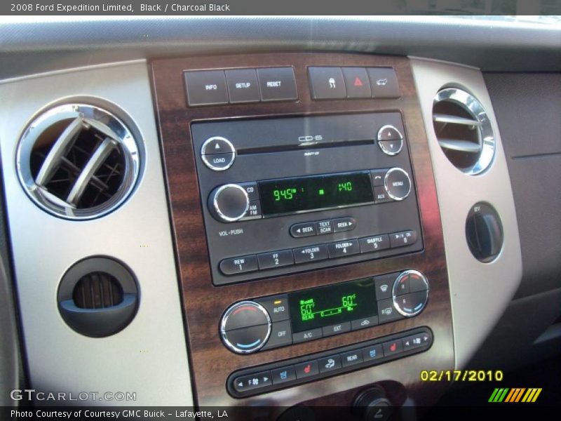 Black / Charcoal Black 2008 Ford Expedition Limited