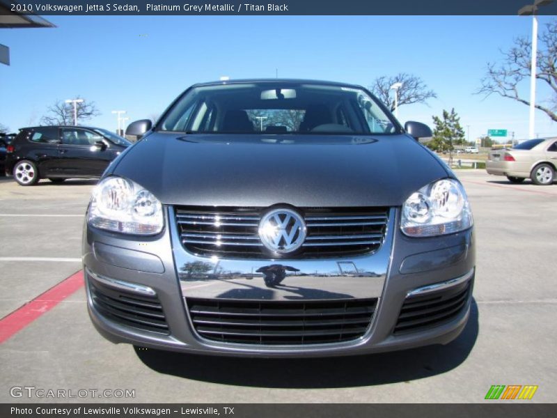 Platinum Grey Metallic / Titan Black 2010 Volkswagen Jetta S Sedan