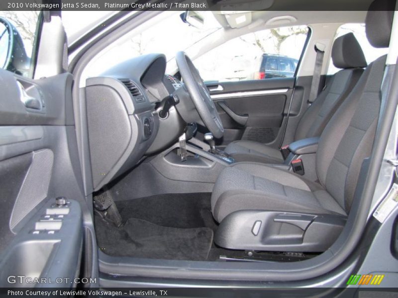 Platinum Grey Metallic / Titan Black 2010 Volkswagen Jetta S Sedan