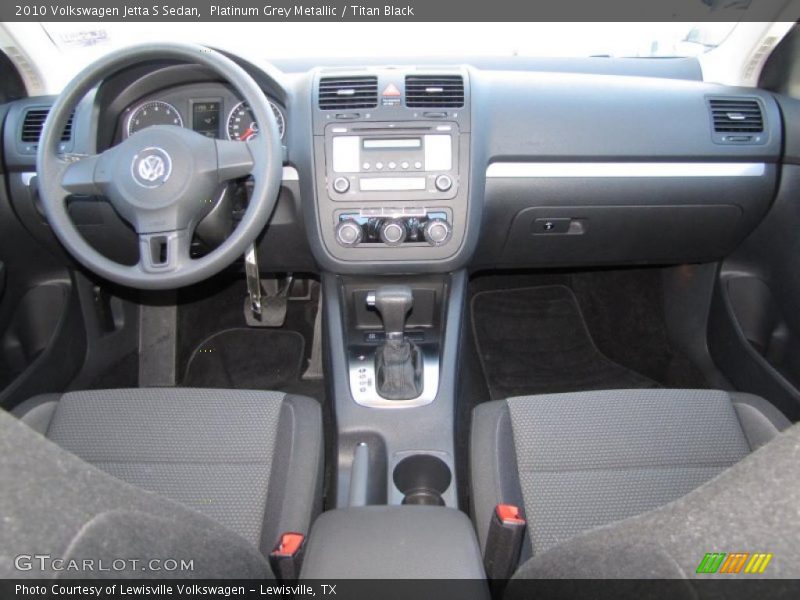 Platinum Grey Metallic / Titan Black 2010 Volkswagen Jetta S Sedan