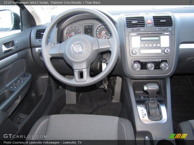 Platinum Grey Metallic / Titan Black 2010 Volkswagen Jetta S Sedan