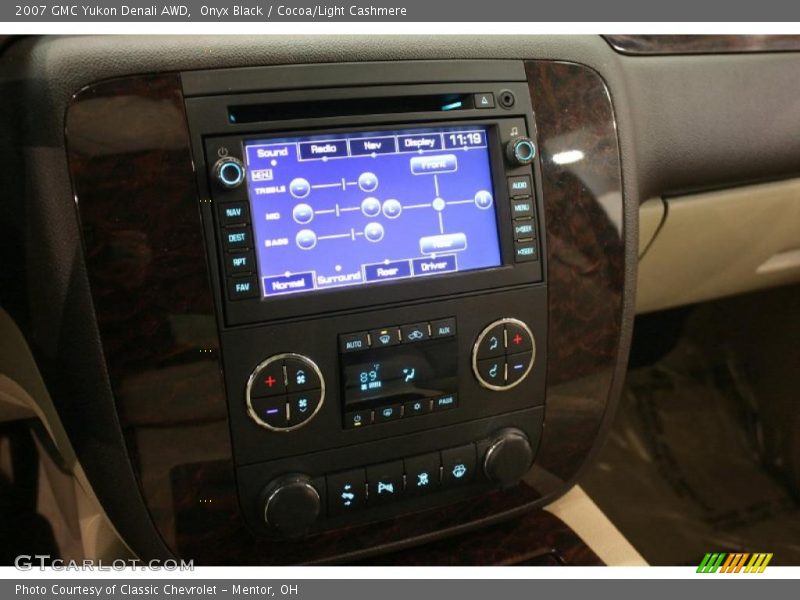 Onyx Black / Cocoa/Light Cashmere 2007 GMC Yukon Denali AWD