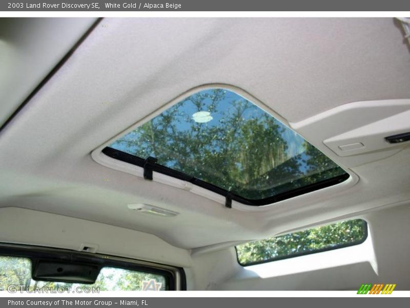 White Gold / Alpaca Beige 2003 Land Rover Discovery SE