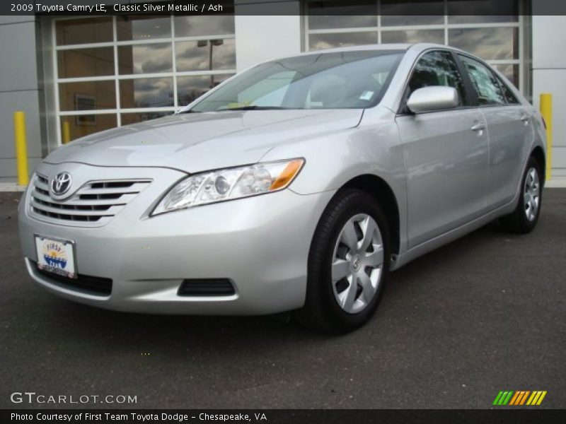 Classic Silver Metallic / Ash 2009 Toyota Camry LE