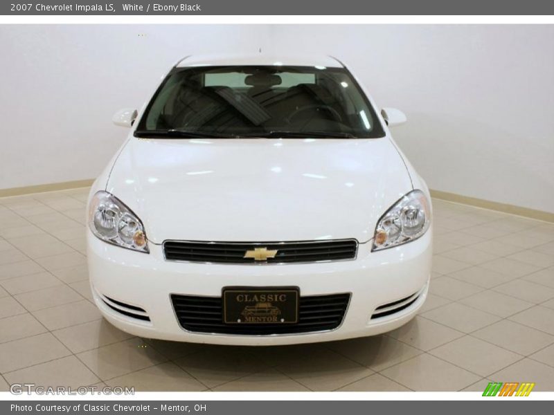 White / Ebony Black 2007 Chevrolet Impala LS