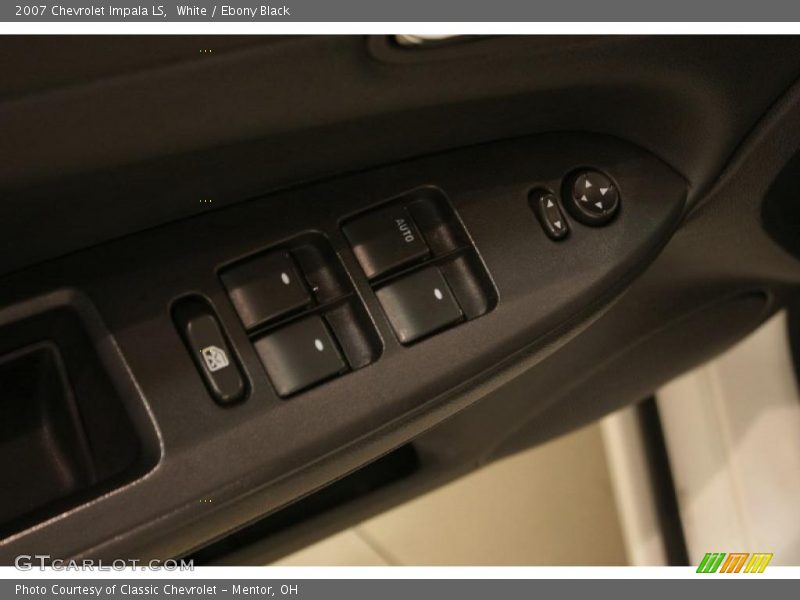 White / Ebony Black 2007 Chevrolet Impala LS